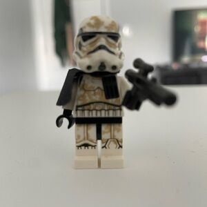 Lego Sandtrooper Squad Leader 75290 Orange Pauldron Star Wars Minifigure